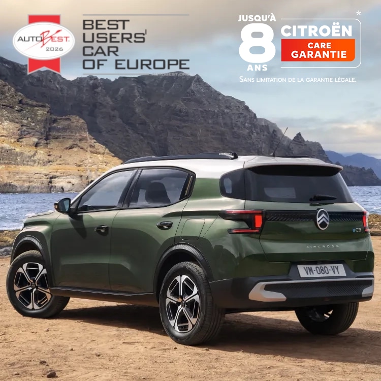 New ë-C3 Aircross in a forest