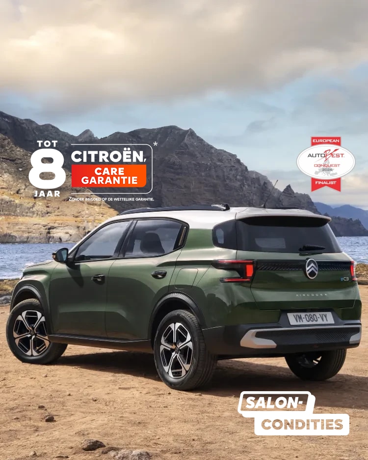 New ë-C3 Aircross in a forest