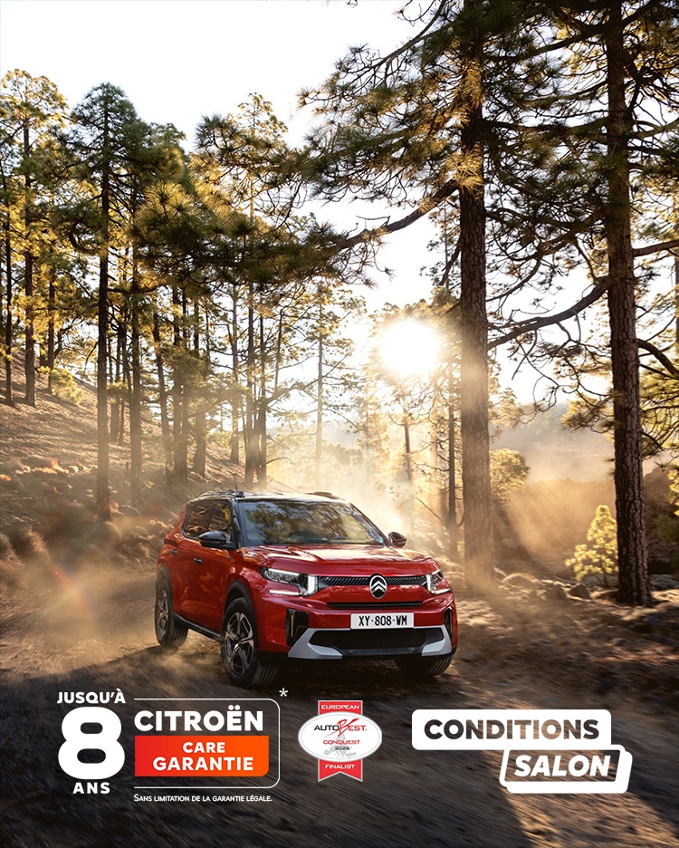 New ë-C3 Aircross in a forest