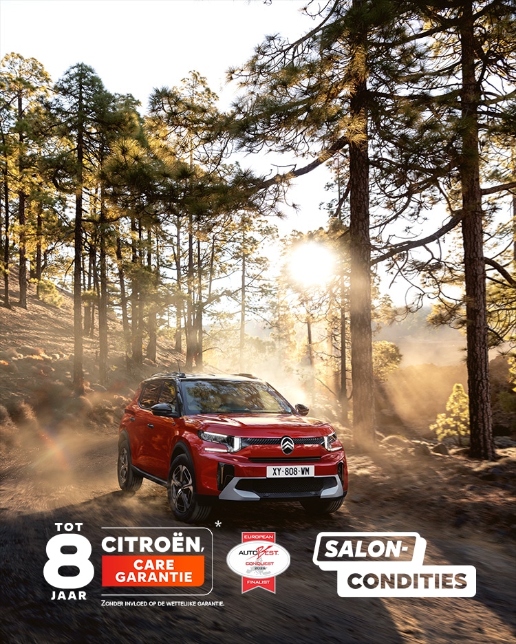 New ë-C3 Aircross in a forest