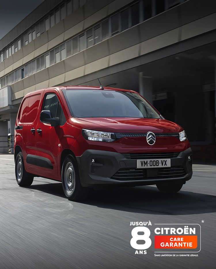 new red Berlingo Van