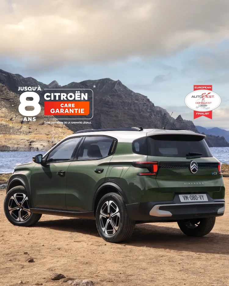 New ë-C3 Aircross in a forest